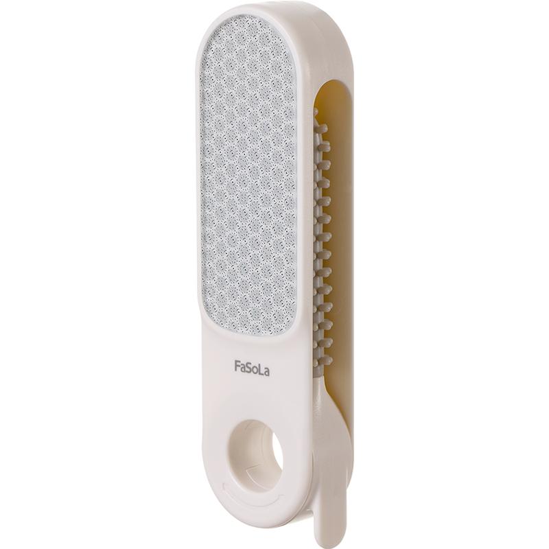 

Многофункциональная чистящая щетка Пластиковая пемза для мозолей Омертвевшая кожа Полировка пяток Очистка швов и стыков светло-серый