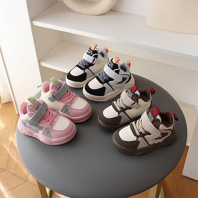 Kids Mid Top Canvas Shoes 1-5 Years Old Boys Girls Casual Sneakers Spring Autumn Non Slip Toddler Baby Sports Shoes