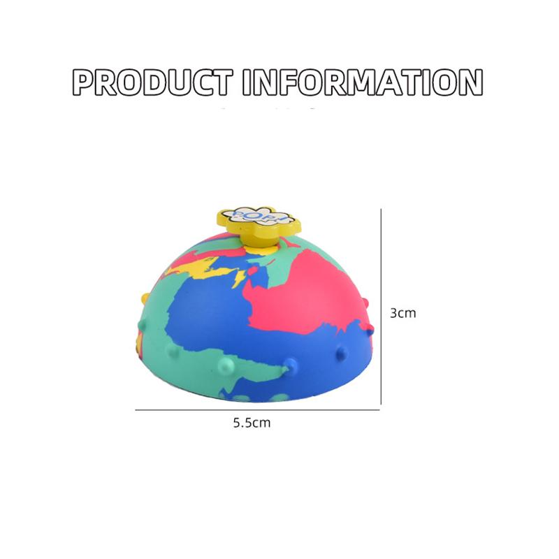 Хип-хоп Прыгающий Мяч Половина Стороны Антистресс Игрушки-Фиджеты Детские Уличные Развлечения Камуфляж Вращающаяся Прыгающая Чаша Игрушка-Юла на Палец