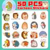 50 Gray Hedgehog Stickers Cartoon Cute Creative Little Animal Hedgehog Stickers Training Class Gifts Gifts