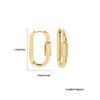Minimalist Geometric Twisted Hoop Earrings for Women Simple Circle Gold Color Huggies Earring Ear Buckle Fashion Party Jewelry