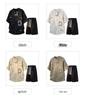 Men's Summer Casual Plus Size Two-Piece Set: Short Sleeve T-shirt & Loose Fit Shorts