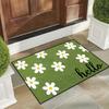 Small Daisy Entry Door Mat Ins Wind Entrance Non Slip Water Absorbent Easy To Clean Floor Mat Lovely Fresh Home Decor