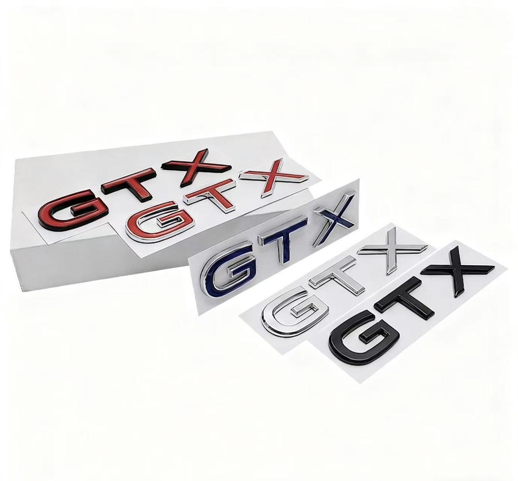 Volkswagen GTX Logo Auto Carrosserie Sticker voor Kofferbak & Zijkanten