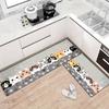 Adorable Cat-Themed Non-Slip Kitchen Mat for Kitchen, Bedroom, Bathroom, and Entryway Mat Playful Home Kitchen Decor Accessories