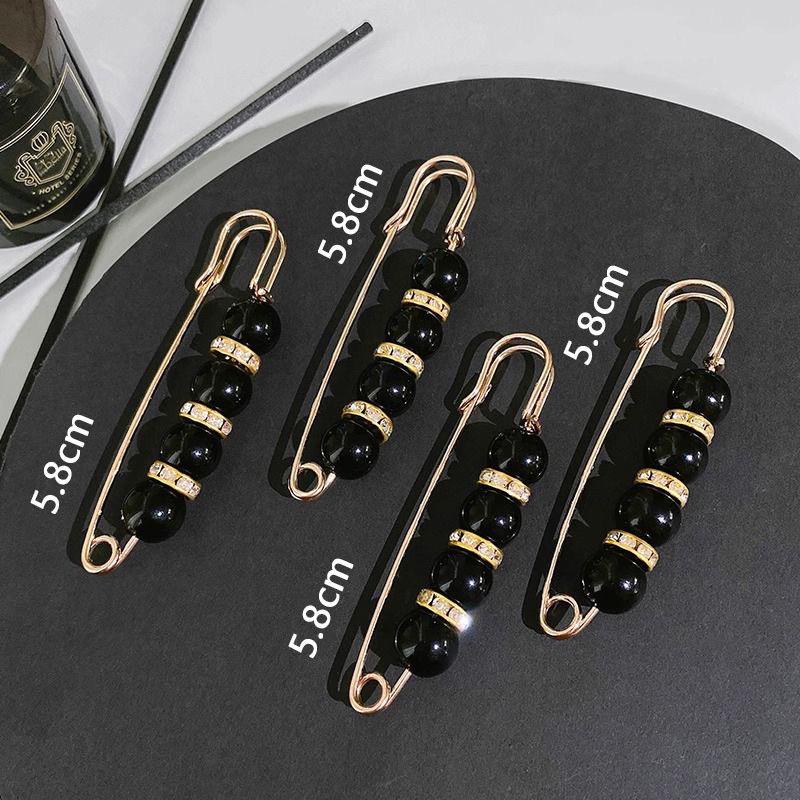 Elegant Pearl Flower Brooch for Women - Anti-Exposure Clothing Pin Accessory