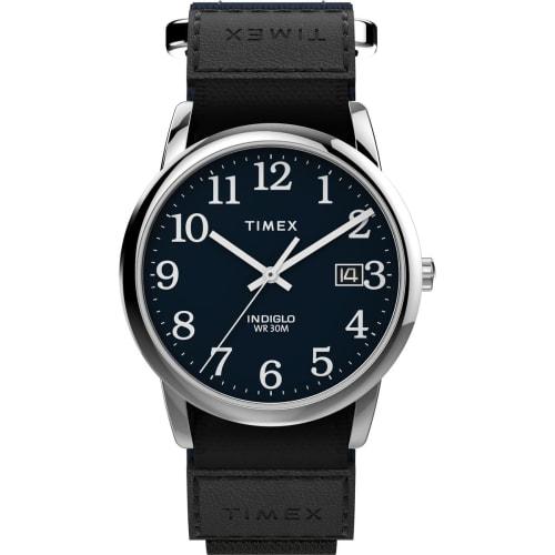 

Мужские часы TIMEX Easy Reader TW2U85000, Кварцевый механизм, Водонепроницаемость 3 АТМ, Минеральное стекло, Синий циферблат, Латунь