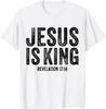 Jezus Is Koning Bijbeltekst Citaat Christelijk Vintage T-shirt