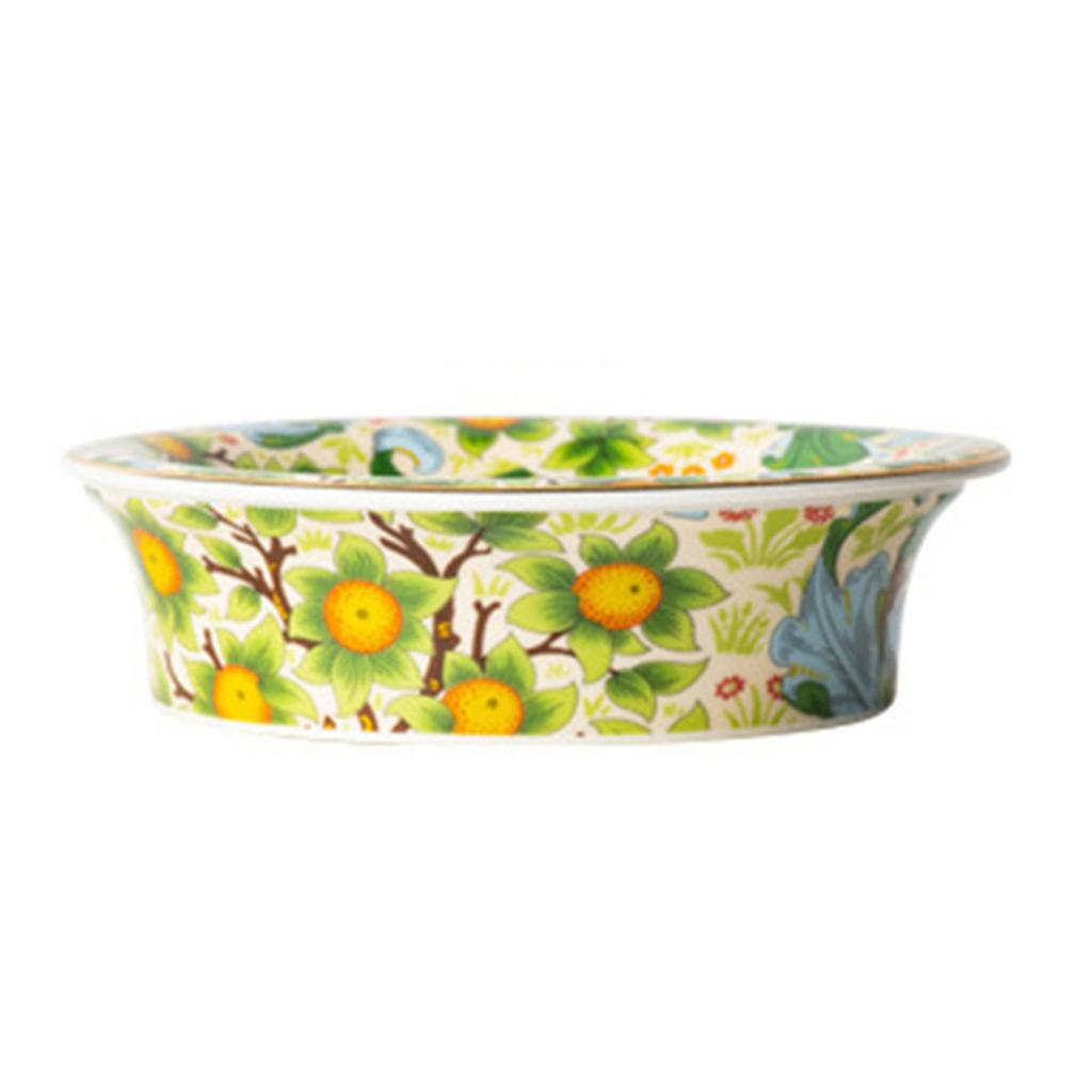 Plato de Jabón de Cerámica Con Flor Pintada a Mano Soporte para Jabón Para Decoración de Baño Elegante Soporte para Jabón Horneado a Alta Temperatura
