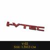 3D Metal Ivtec Letter Emblem Badge Decal Car Styling For Honda Civic Logo Car Rear Tail Trunk Stickers Decals Auto Accessories akf256