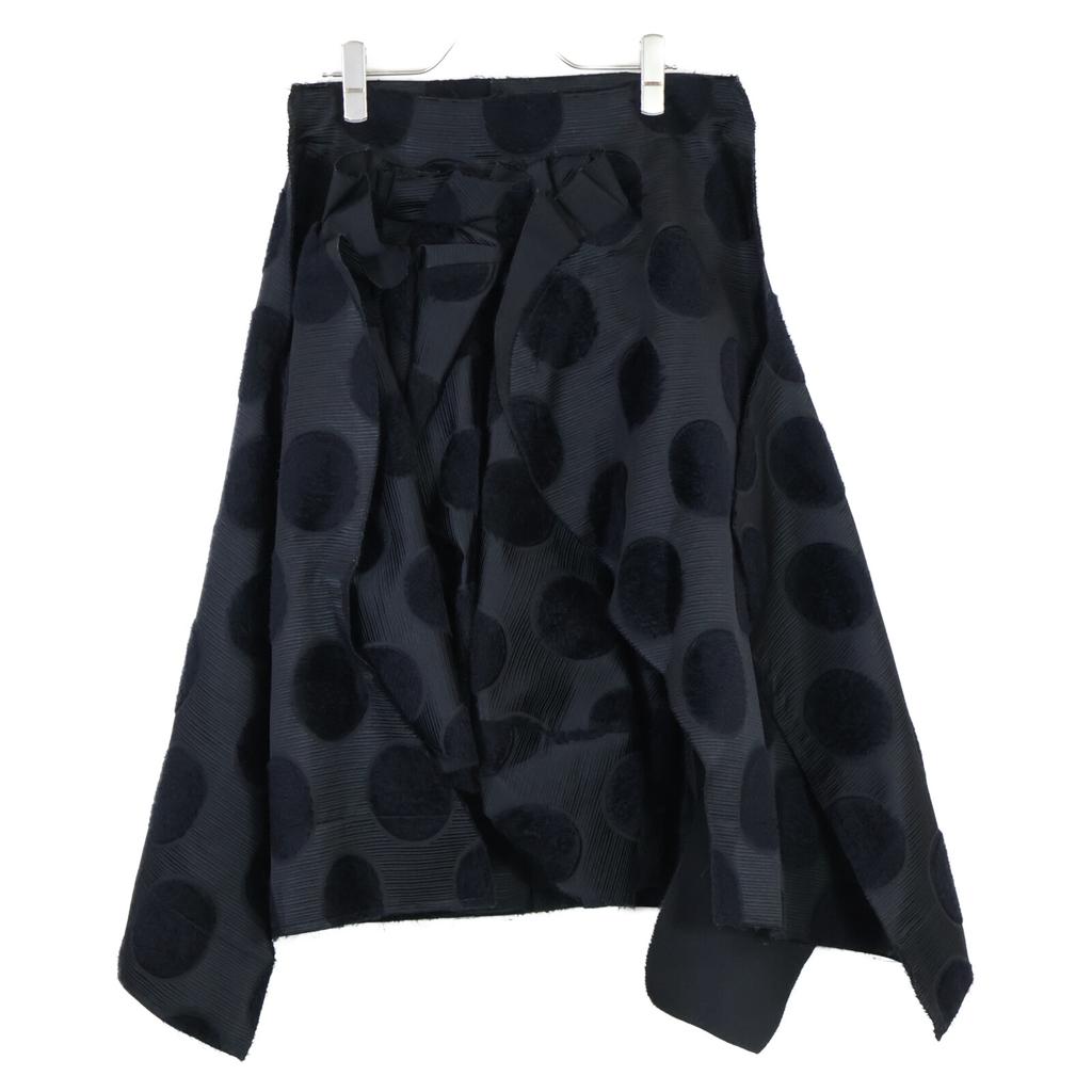 COMMEdesGARCONS GJ-S011 AD2012 Dot Pattern Reconstructed Skirt skirt S blackUsed