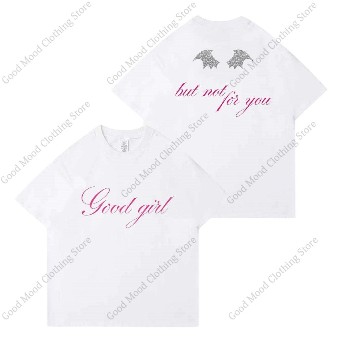 

NiziU 2nd EP GOOD GIRL BUT NOT FOR YOU T Shirt Fashion Letter Print Tshirt Unisex Women High Quality Cotton Short Sleeve Tee Tops S