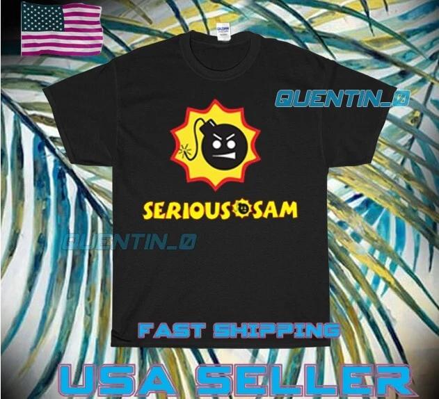 

NEW Shirt PREMIUM SERIOUS SAM GAME LOGO T-Shirt FUNNY SIZE S-5XL XL