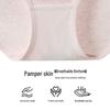 Fenteng Women's Cotton Blend Lace Briefs 4-Pack