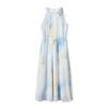 Robe longue tie-dye à col bénitier Xiangying French