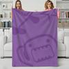 Character D-Domo-kuns Throw Flannel Blanket Perfect for Sofa Office Bed Travel Sleep Read Relax Camping four season use