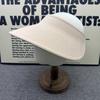 Big eaves seamless empty top hat women's summer UV protection sun hat outdoor sun protection hat cycling without head sun hat