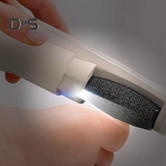 Electric Callus Remover 2-Speed Foot File for Dead Skin Hard & Cracked Heels Portable Pedicure Tool with 360 Degrees Roller Heads