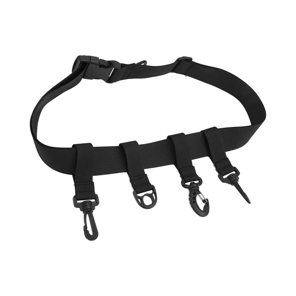 Buy Adjustable Fishing Belt Rod Holder Wading Waist Nylon Belt for