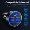 Total 150W 5 Ports USB Car Charger For iPhone Xiaomi  Mobile Phone Charger Adapter In Car
