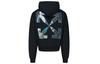 OFF WHITE Sweatshirt Locker geschnitten Herren Schwarz OMBB037E20FLE0031010