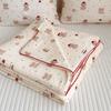 A-Class Milk Cotton Soy Fiber Summer Cool Quilt: Machine Washable for Dorms & Kids, Perfect for AC Use