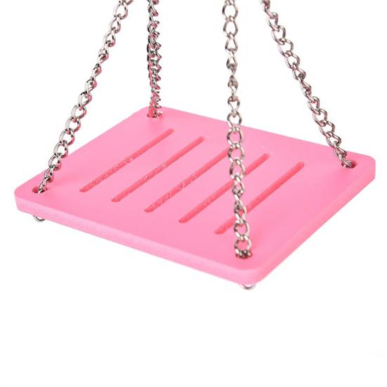 Small Pet Animal Hanging Swing Chew Play Toy for Hamster Chinchillas Guinea Pigs