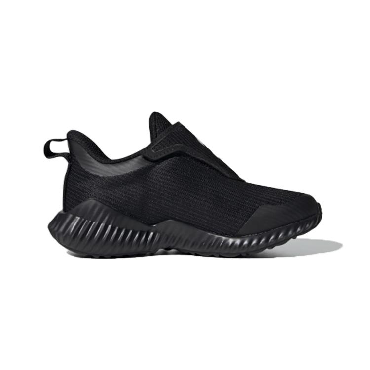 Adidas Fortarun Casual Abrasion Resistant Breathable Low top Running Shoes Black Kids' EF0145