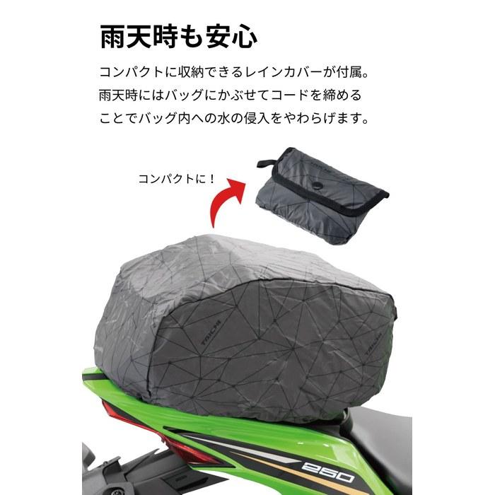 RS TAICHI Motorcycle Seat Bag RSB312 BLACK 10L