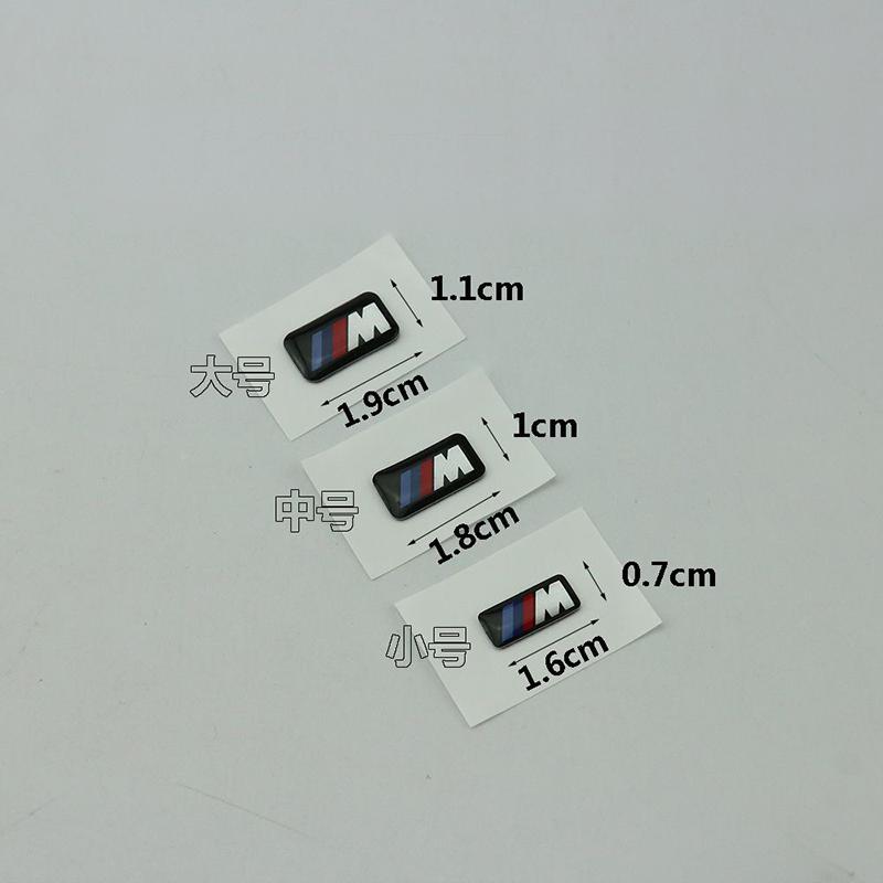 DIY Car Steering Wheel Hub Caps Center Emblem Badge Center Console Sticker For BMW M Emblem E39 E38 E90 E60 F30 F20 X1 X3 X5 X6 CUO1