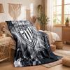 Athletic Bilbao Voetbal Print Flanellen Deken Zacht Warm Sofa Bed Plaid Deken Voor Huis Kantoor Slaapkamer