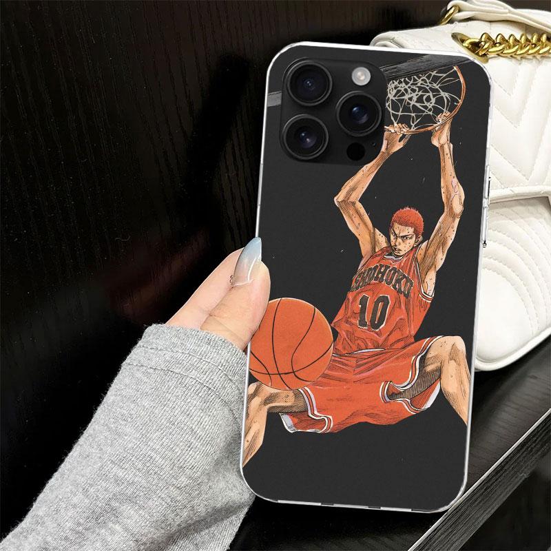 

Anime S-SLAM DUNK Case for iPhone 13 12 Mini 11 Pro Max Soft Phone Cover X XS XR 7 SE 8 Plus 6 6S 5 5S Silicone Black Capa iPhone 11 Pro
