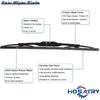 Rear Wiper Arm Blade Set For Dodge Grand Caravan 2011-, For Chrysler Town And Country 2011-2016 Rear Windshield Wiper Arm Blade Assembly 68078306AA