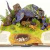 3D Encyclopedia Prehistorica Dinosaurs Marine Organism Folding Pop-Up Book Diverse Dinosaur Species Guide Perfect Gift