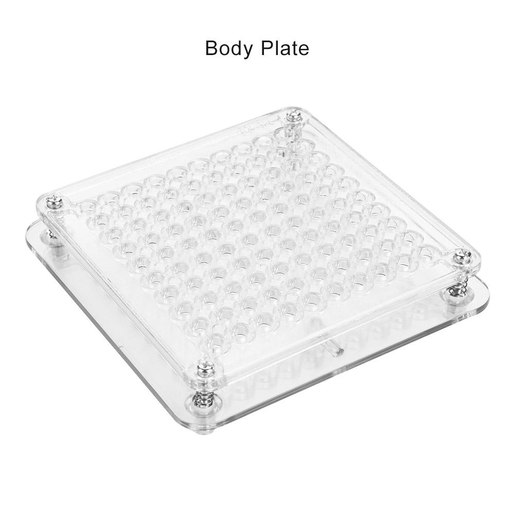 Empty Capsule Plates 100 Holes Manual Vitamins Powder Pressing Plate Capsules Filling Tool 0#