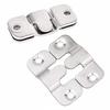 1 Wall Load-capacity Mounting Bracket Picture Pair Easy to Install Black