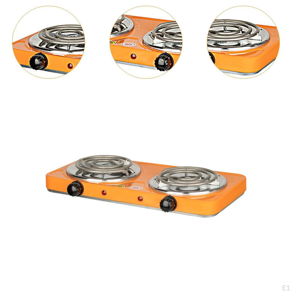 Elektrická pracovní deska Indikátory výkonu dvojitého hořáku 2 desky