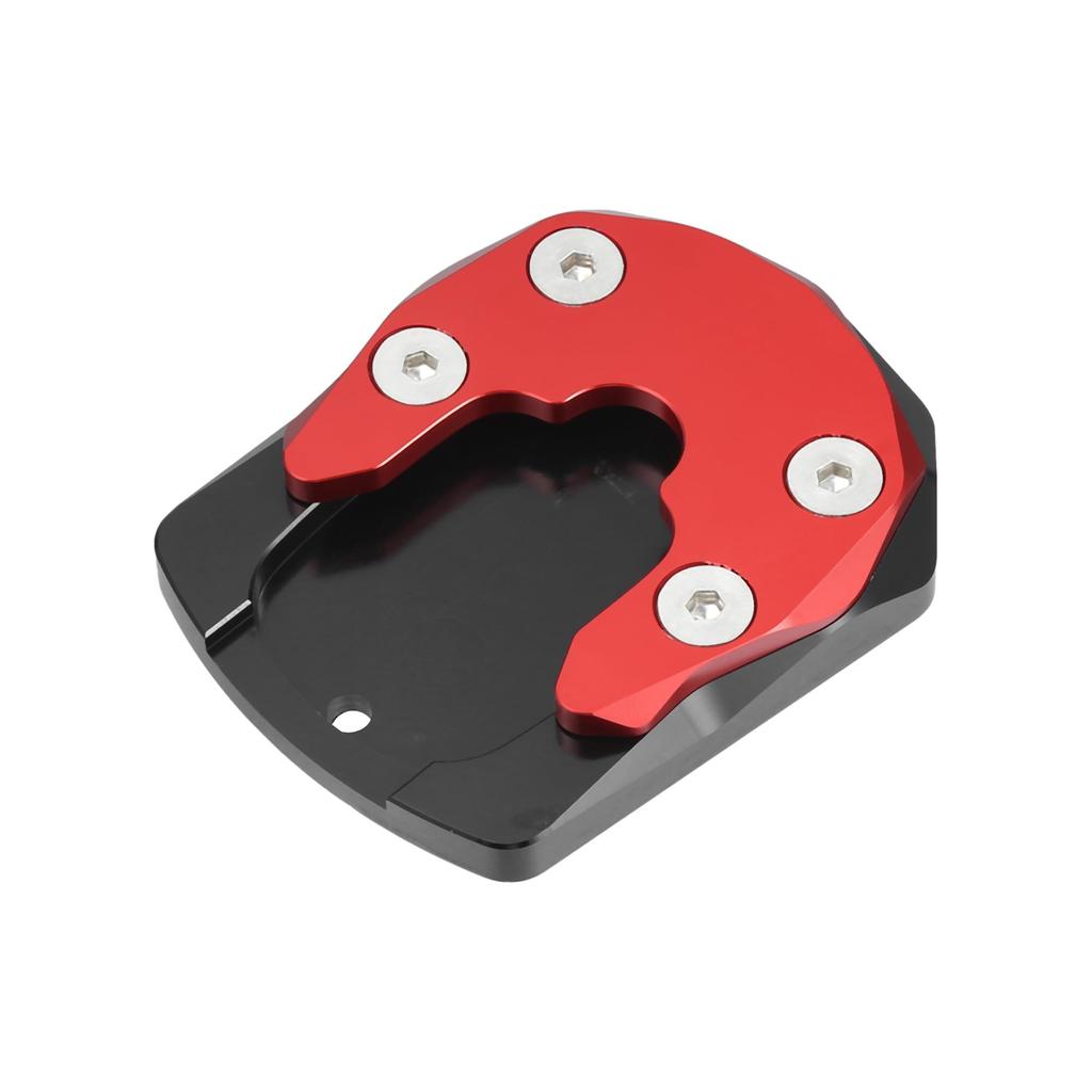 uxcell Motorcycle Kickstand Extension Extension Pad Side Stand Support Plate for Yamaha YZF-R15 2017-2022 1 Set Red