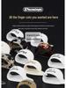 Dunlop Right Hand Fingerstyle Protector Kit: Thumb Pick, Finger Cots, and Artificial Fingernail.