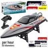 HJ816 Brushless High-Speed RC Boat with Night Lights - 2.4G Water Speedboat Toy