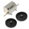 Digital 5-digit Rolling Wheel Counter 0- 9.9 Counting Range Roll Type Length Counter  . Speed 350 Rpm Rolling Wheel Measuring Counter with Reset f