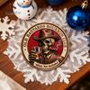 Whisky Club Souvenir Coin Old Bastards Bourbon Collectible Double-Sided Vintage Skull Theme Collectors Keepsake Token Gift Cowboy Hat