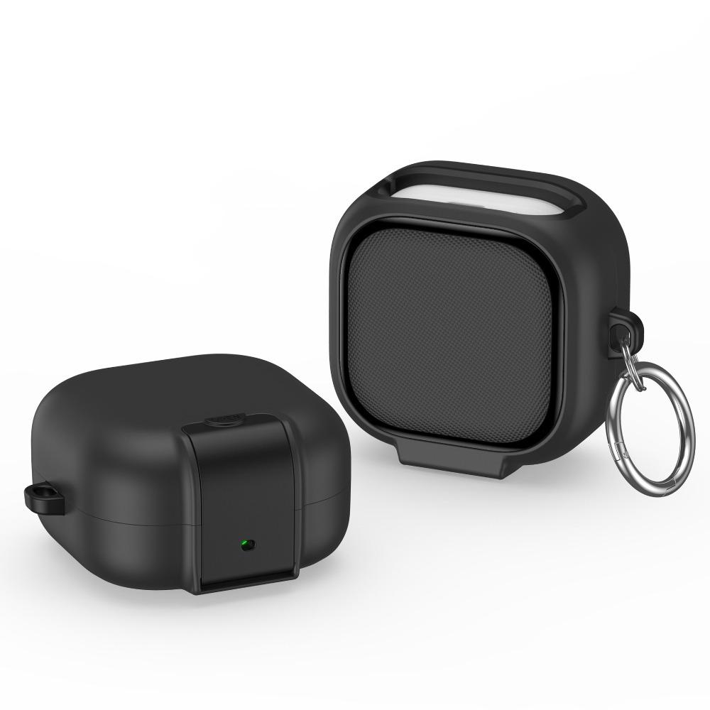 New Anti-fall Phone Holder Earphone Case with Keychain Wear-resistant Bluetooth Headphone Cover for Samsung Galaxy Buds 4/4Pro