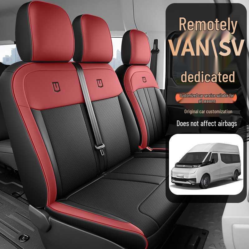 Geely Super VAN 24-26 Model Full Seat Covers: Front & Rear Cushions for Cargo Version