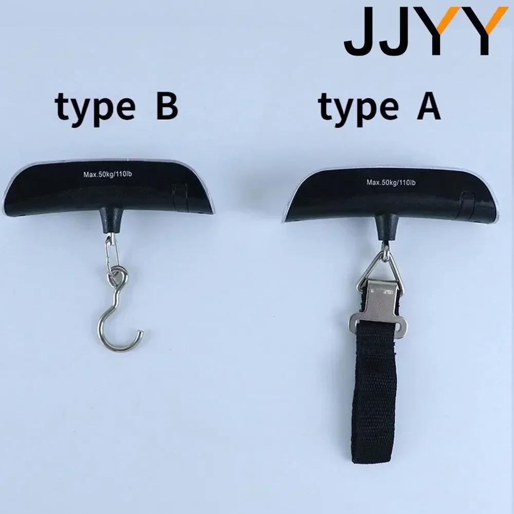 JJYY Multi-Purpose Digital Scale  50g-50kg / 0.11lb-110lb Portable Hanging Design for Suitcase, Luggage, Kitchen & Household Use