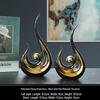 European Ceramic Time Flies Ornament: Elegant Art Decor for Home or Office