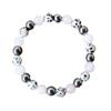 8mm Amazon rose quartz iron gallstone udan stone bracelet, unisex style, handcrafted beaded