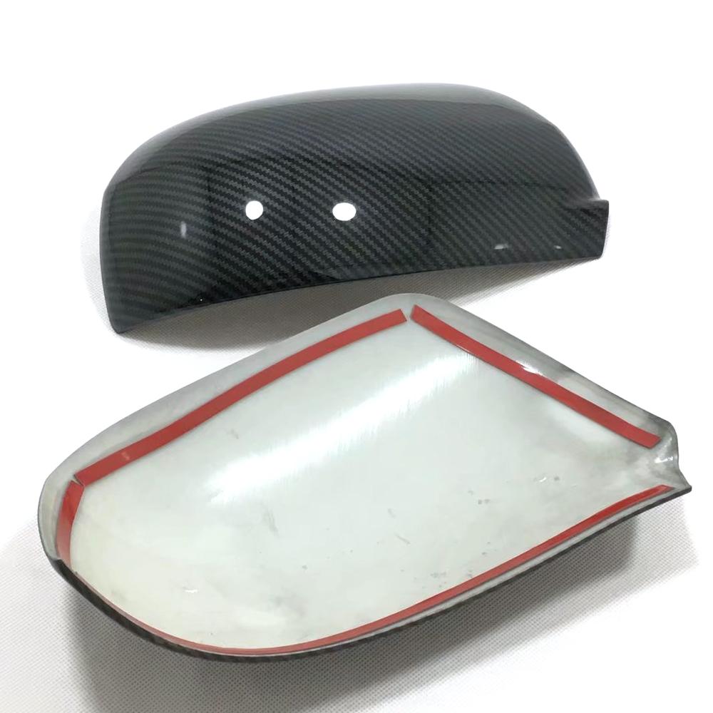 Carbon Chrome For Mitsubishi Outlander 3 2013-2018 Rear View Rearview Side Mirror Cover Trim Decoration