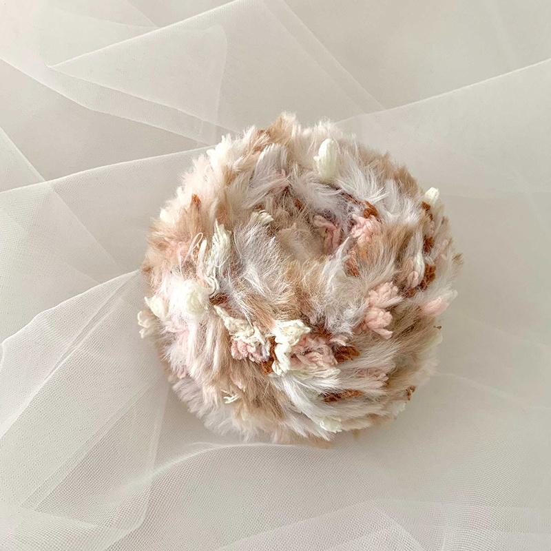 50g Knitting Winter Faux Fur Exquisite DIY Weaving Hand-mixed Handmade Crochet Craft Materials Woven Scarf Multi-color