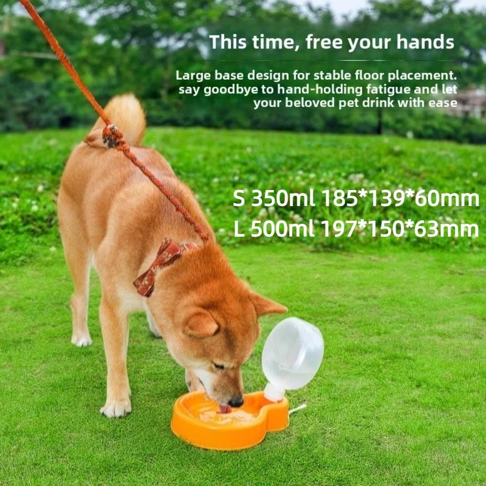 Leak Proof Cat Dog Water Bottle Folding Food Water Container Portable Pet Water Bowl  Walking Dog